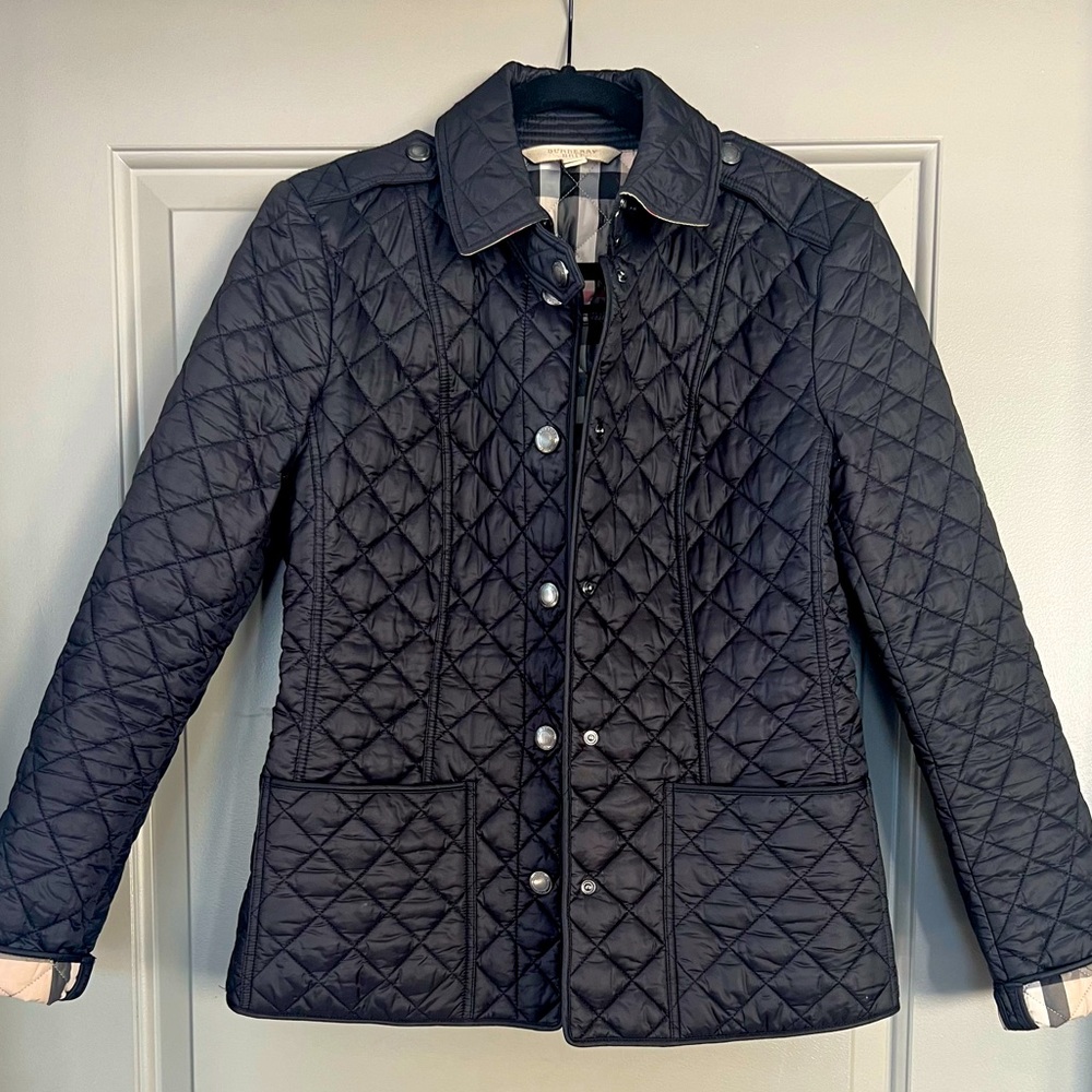 Burberry Womens Quilted Jacket Size Small